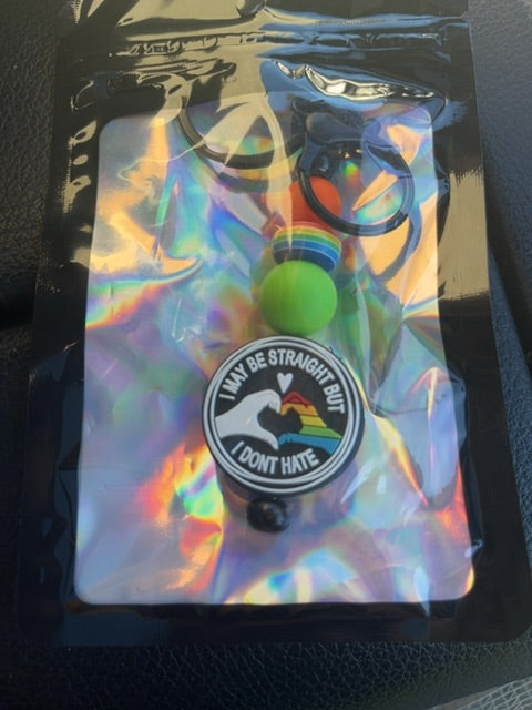 Black Regular Keychain Grace's bead Shop
