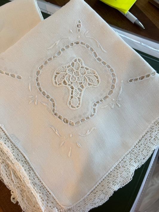 small linen table cloth