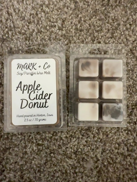 Apple Cider Donut Wax Melt, Clamshell