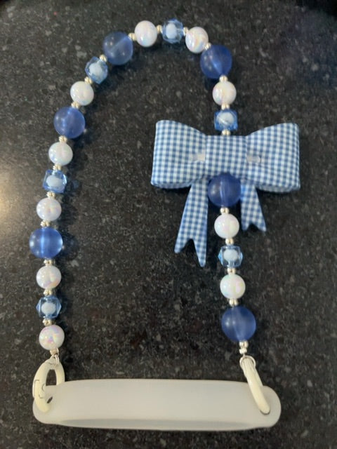 White Cup handle Grace's bead Shop