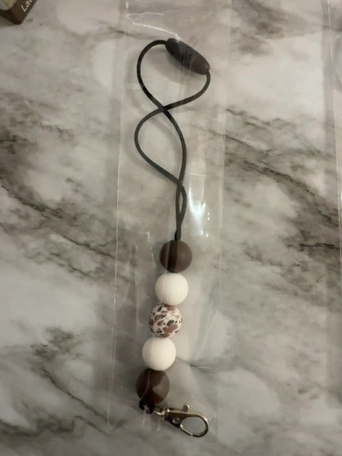 Brown Print  Freshie Hanger