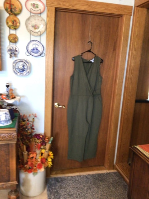 Olive Liz Claiborne Jumpsuit, 12