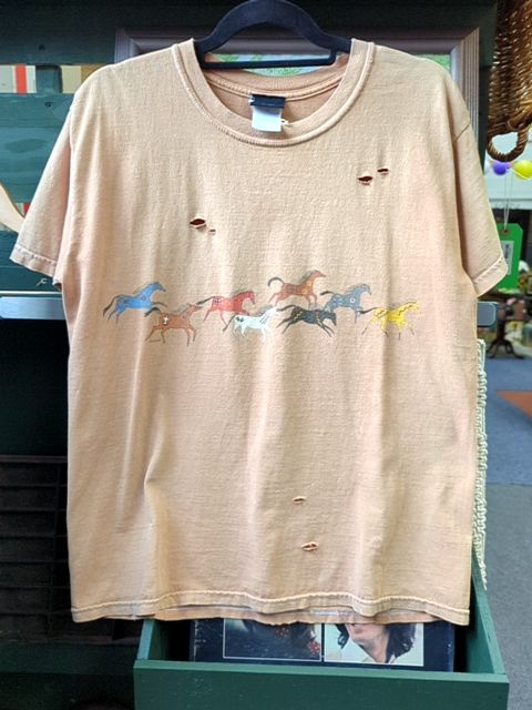 Vintage Clothing Horse T Shirt, M