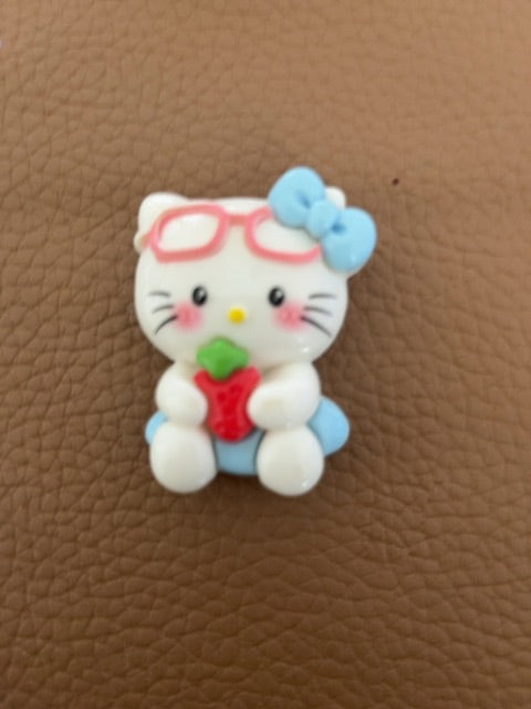 White Acrylic Charm Magnets Grace's bead Shop