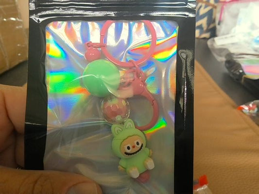 Pink Regular Keychain Grace's bead Shop
