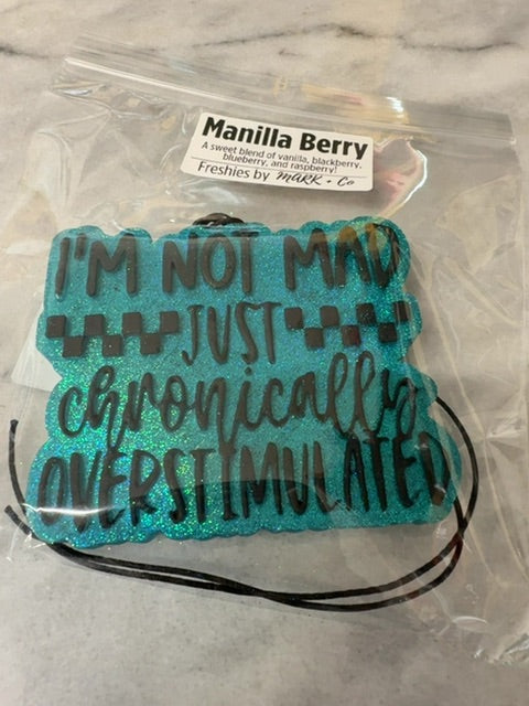 Manilla Berry Freshie, Full Size,Overstimulated, Mark & Co