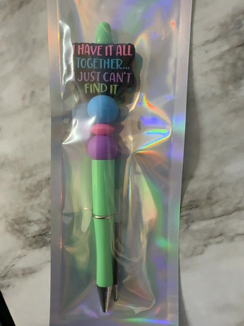 Can’t Find It  Beaded Pen