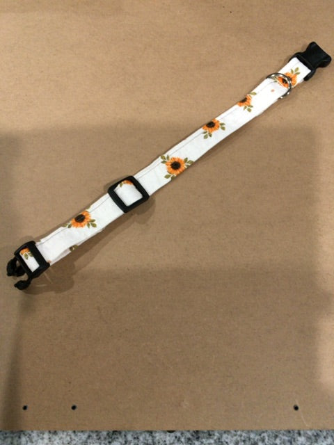 Sunflowers  Dog collar, Small