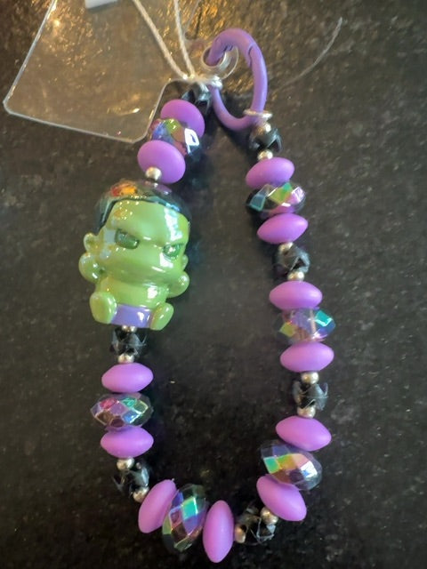 Small charm Grace's bead Shop,Purple, Grace's bead Shop