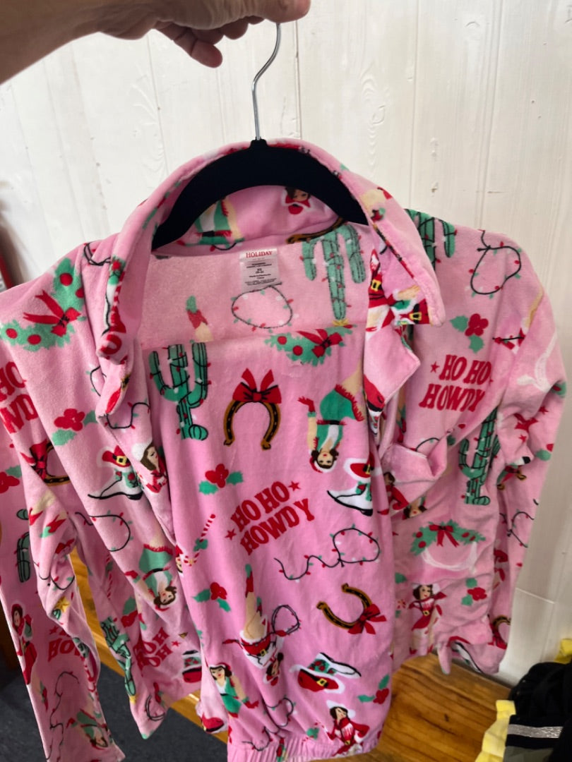 Pink  PJs top & pants, XS