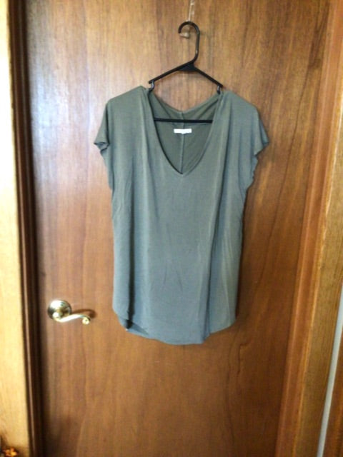 Olive Maurices Top short sleeve, Medium