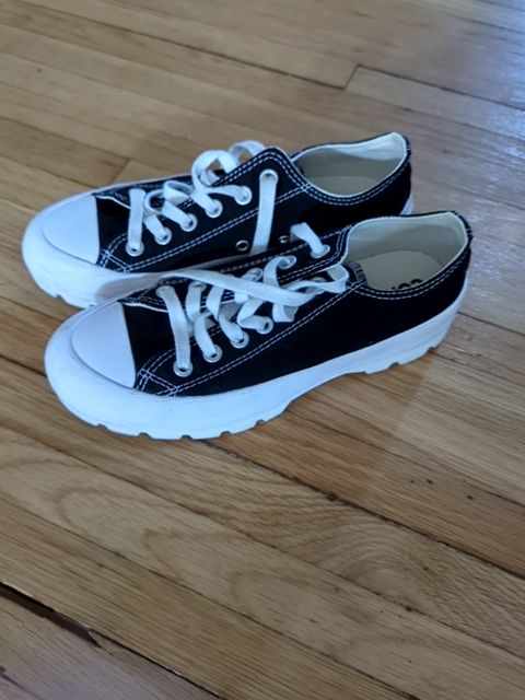 Modern Clothing Black Converse, 6.5