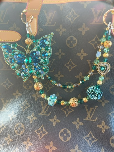 Gold Large phone charm Grace's bead Shop