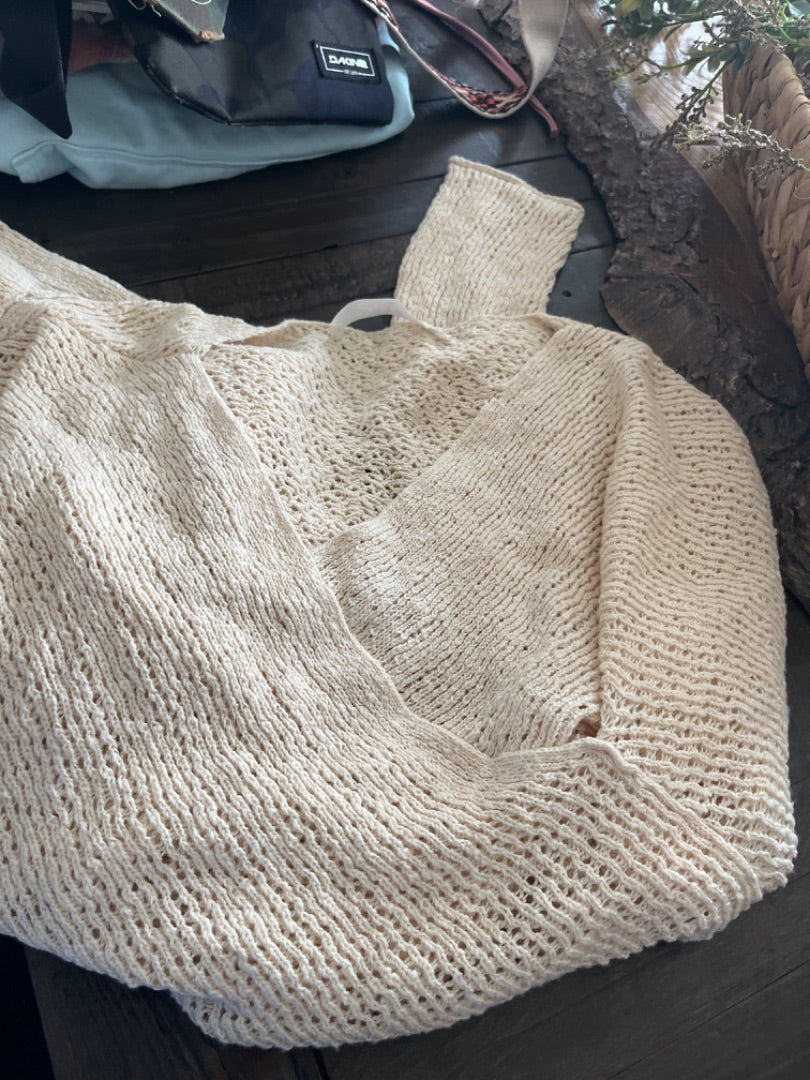 Cream Astr Sweater, M