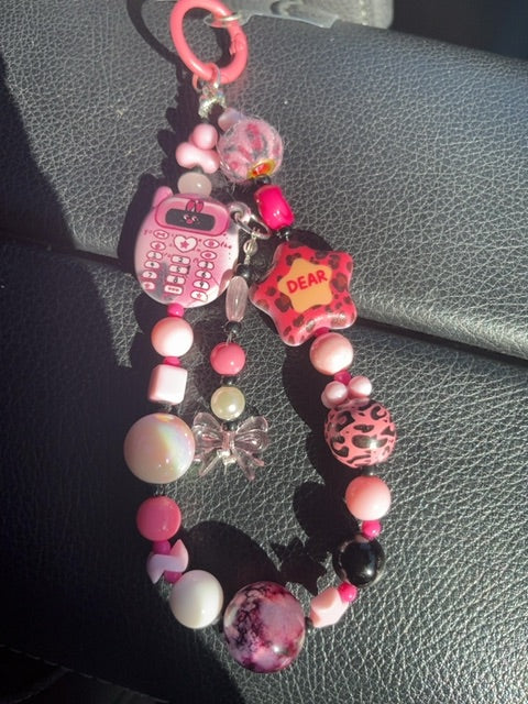 Pink Small charm Grace's bead Shop
