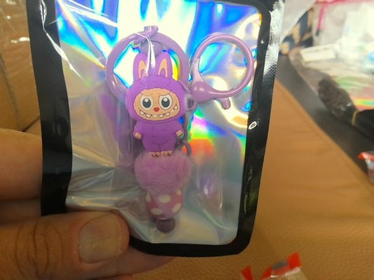 Light Purple Regular Keychain Grace's bead Shop
