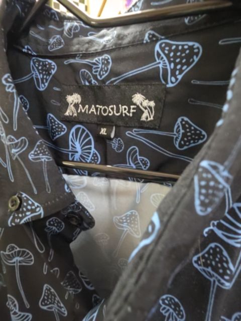 Matosurf Button-up shirt, XL,Blue, Pixie’s Bizarre Bizaar