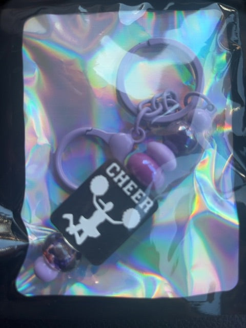 Purple Regular Keychain Grace's bead Shop