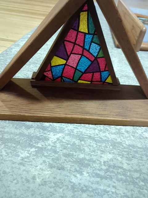 Stained glass peak