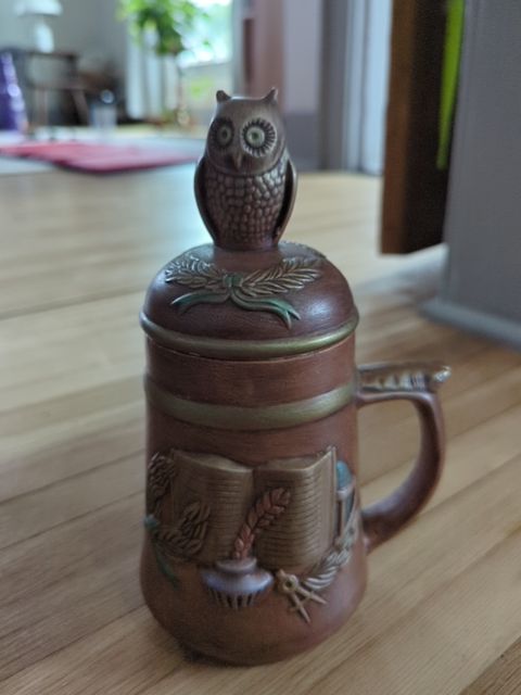 Owl Beer stein