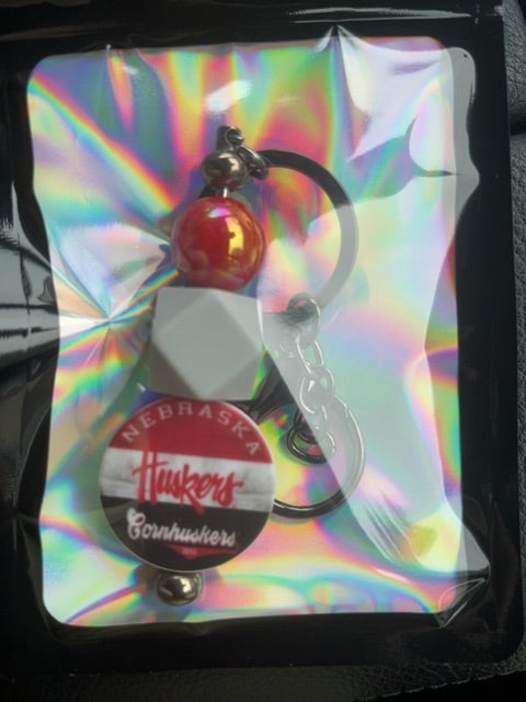 Black Sport Keychain Grace's bead Shop