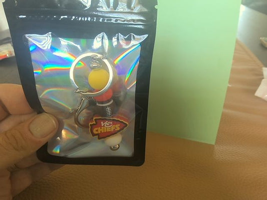 Silver Sport Keychain Grace's bead Shop