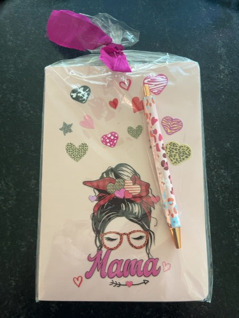 Pink Pen with notepad Loungewear