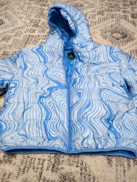 Modern Clothing wild Fable coat blue stain on Hood