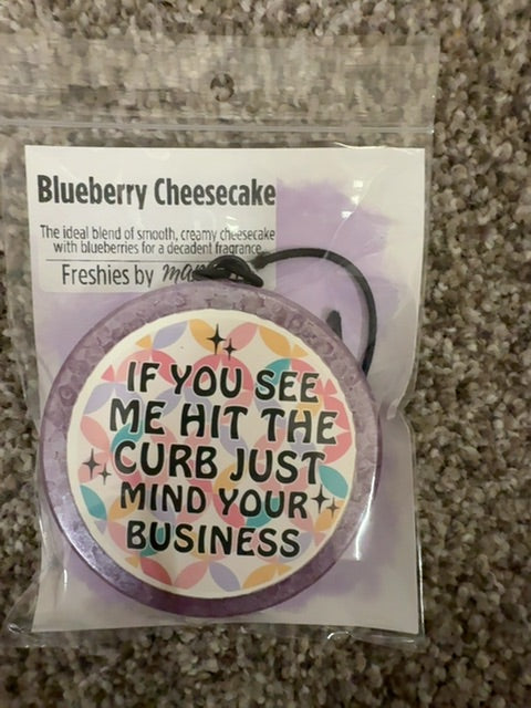 Curb Blueberry Cheesecake Freshie, Round