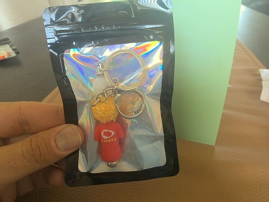 Silver Sport Keychain Grace's bead Shop