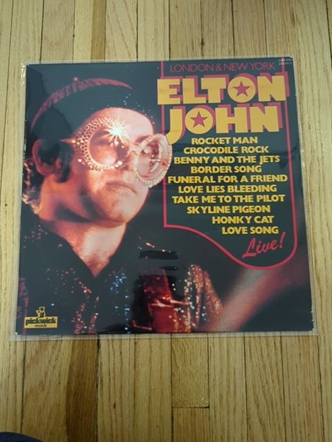Vinyl Elton John live