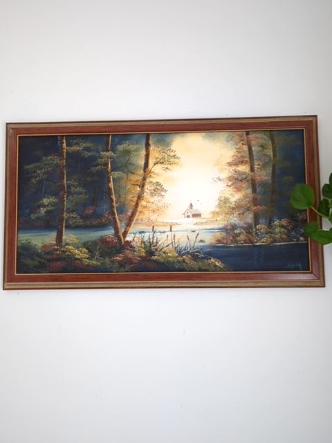 Vintage Church Painting