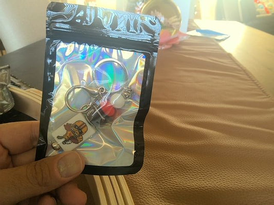 Silver Sport Keychain Grace's bead Shop