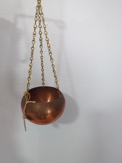 Copper Hanging Planter