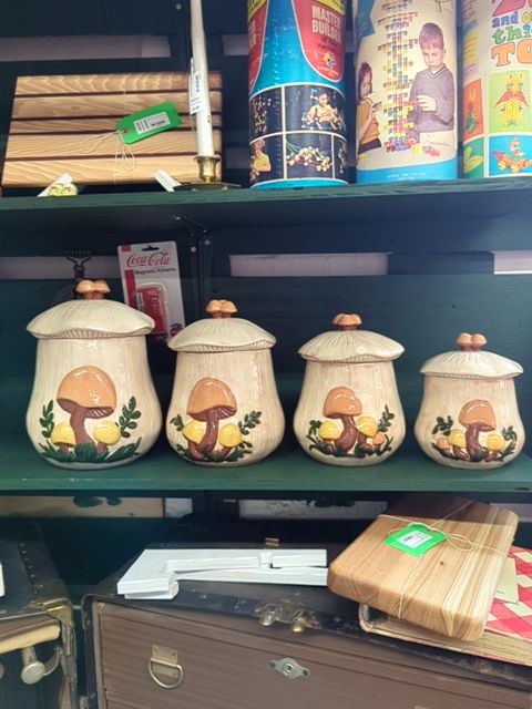 Mushroom Canister Set of 4