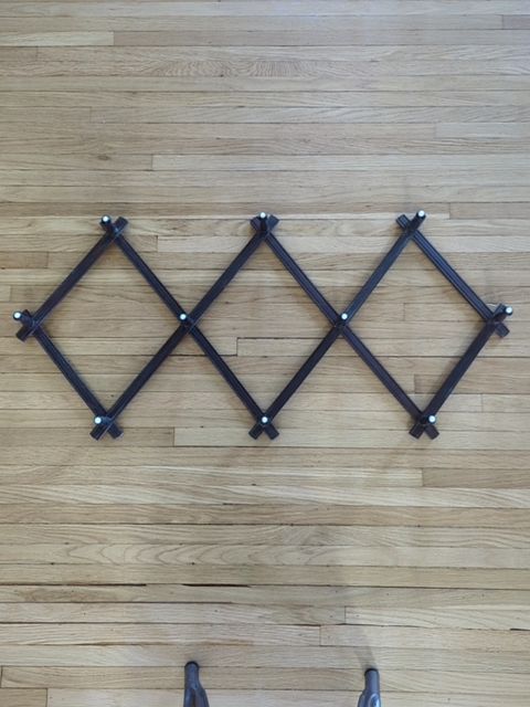 Vintage Large Accordion Rack
