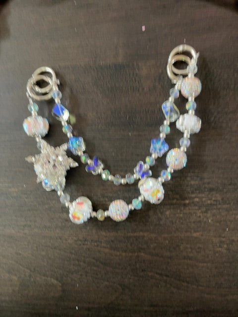 White Fancy charm Grace's bead Shop