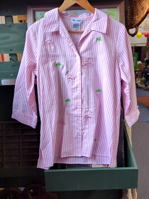 Vintage Clothing Flamingo Top, S