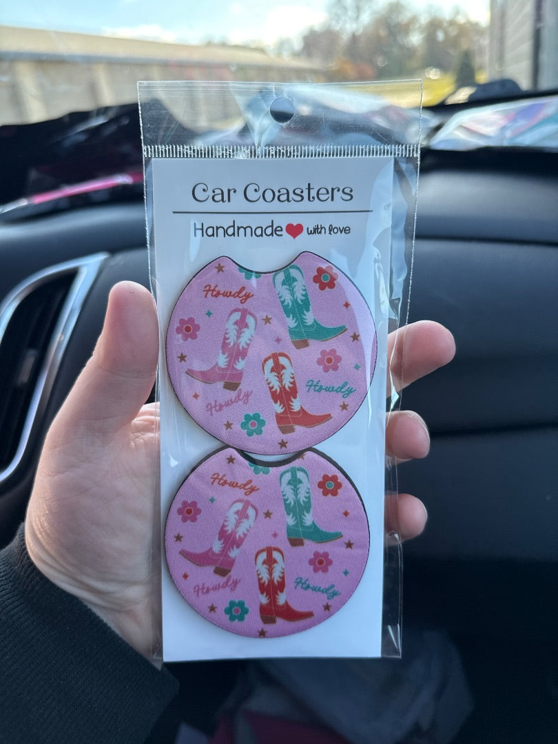 Howdy  Car Coasters, Car Coaster