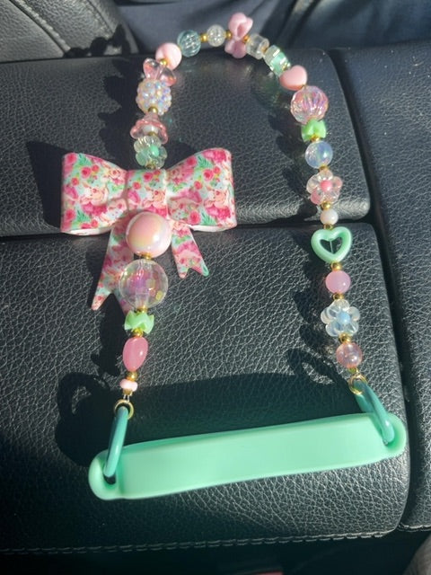 Teal Cup handle Grace's bead Shop