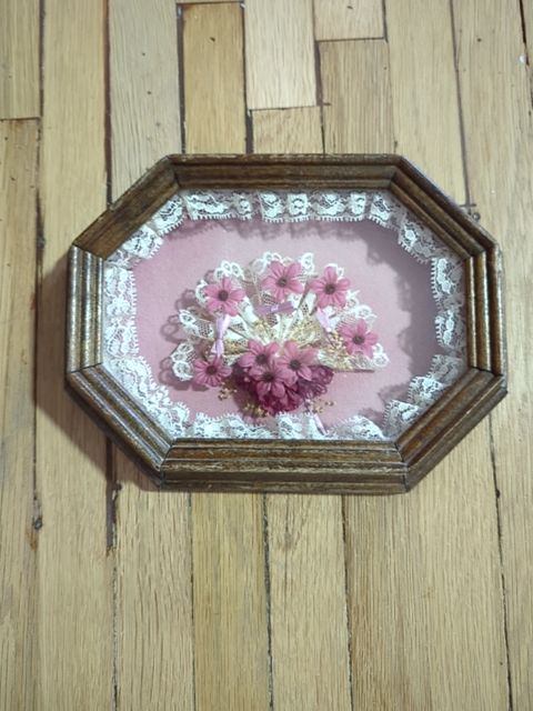 Lace Floral Shadow box