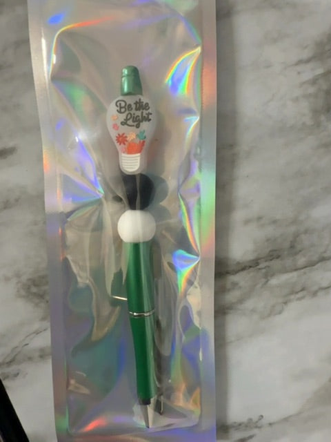 Be the Light  Beaded Pen