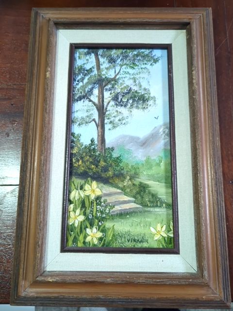 Painting yellow flowers