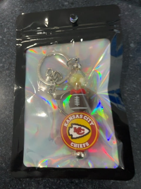 Silver Sport Keychain Grace's bead Shop