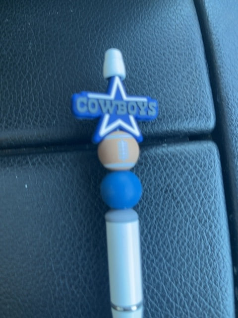 White Sports Pens Grace's bead Shop