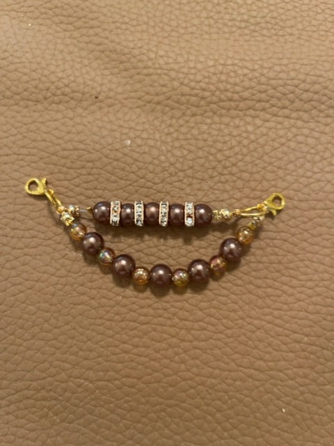 Brown Shoe chains Grace's bead Shop