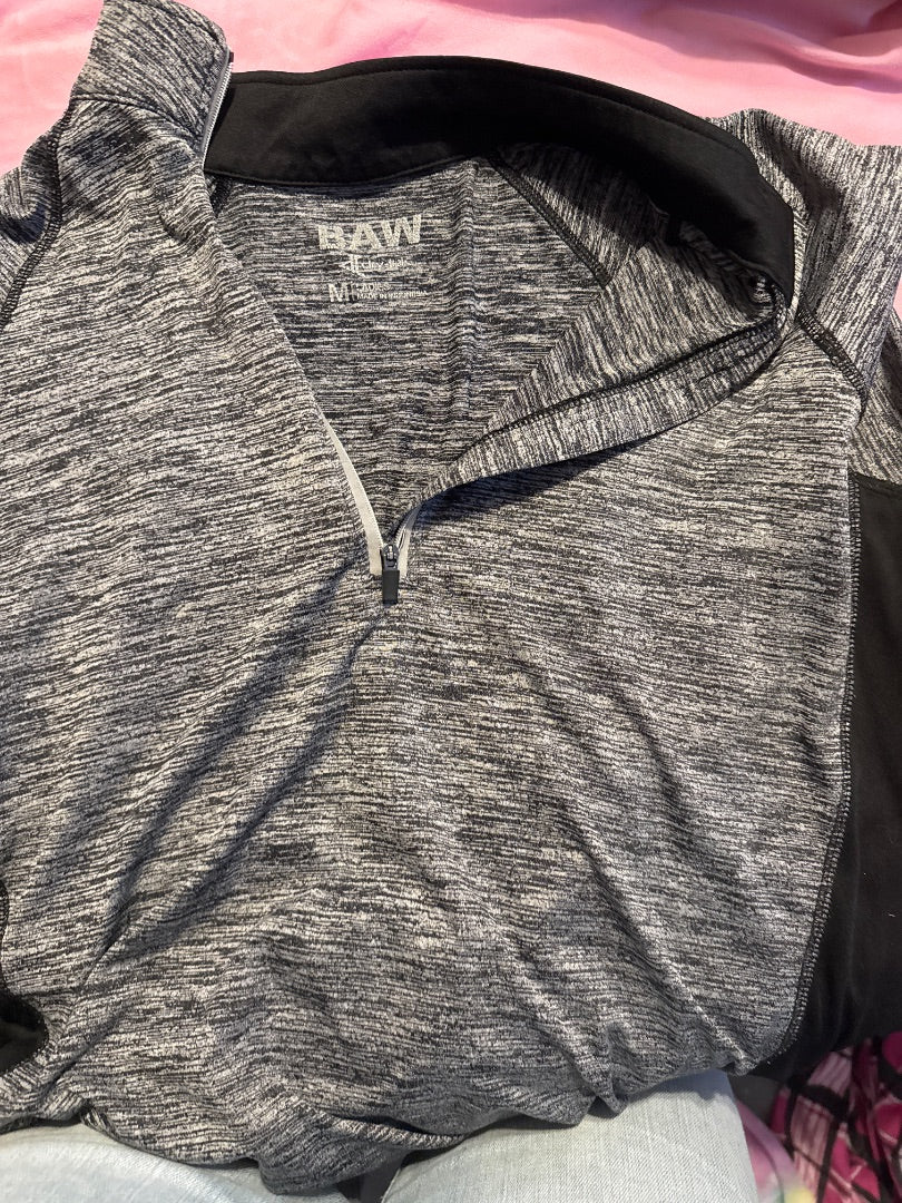 Black/white/gray stripes Baw Dry Tek Donna Z’s closet, Medium
