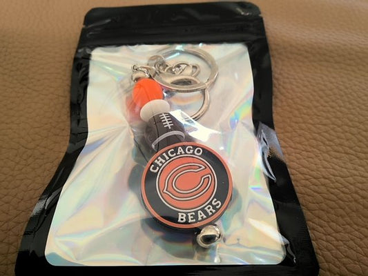 Silver Sport Keychain Grace's bead Shop
