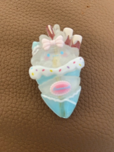 White Acrylic Charm Magnets Grace's bead Shop