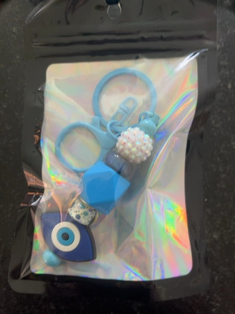 Blue Regular Keychain Grace's bead Shop